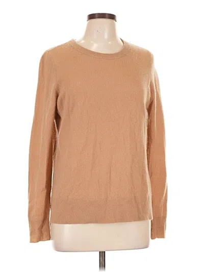 Pre-owned Halogen Cashmere Pullover Sweater In Tan