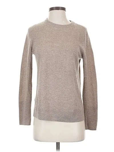 Pre-owned Halogen Cashmere Pullover Sweater In Tan