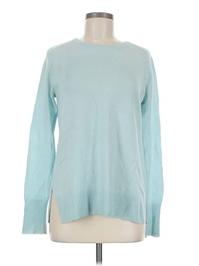 Pre-owned Halogen Cashmere Pullover Sweater In Teal