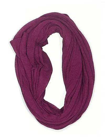 Pre-owned Halogen Cashmere Scarf In Burgundy