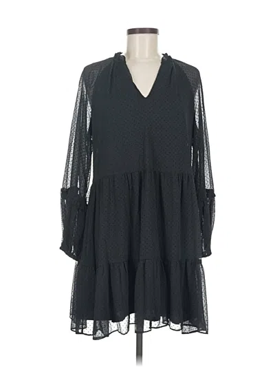 Pre-owned Halogen Casual Dress In Black