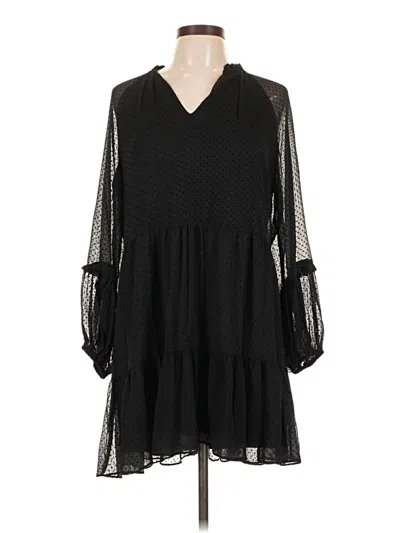 Pre-owned Halogen Casual Dress In Black