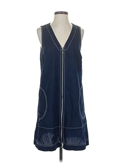 Pre-owned Halogen Casual Dress In Blue