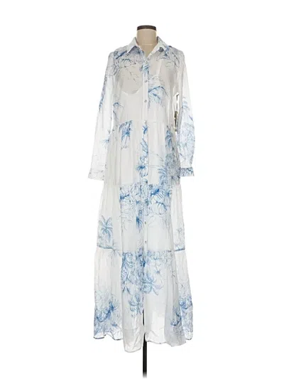 Pre-owned Halogen Casual Dress In Blue