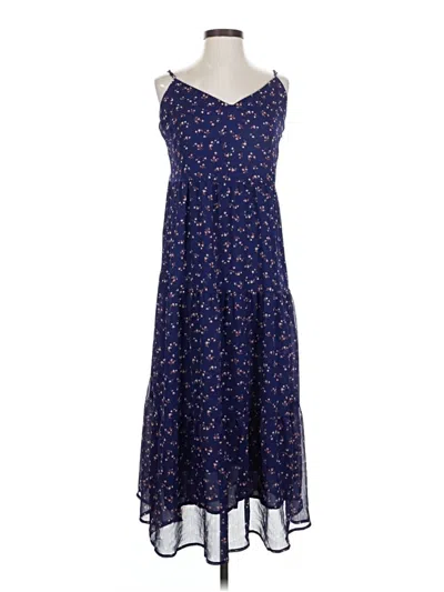 Pre-owned Halogen Casual Dress In Blue