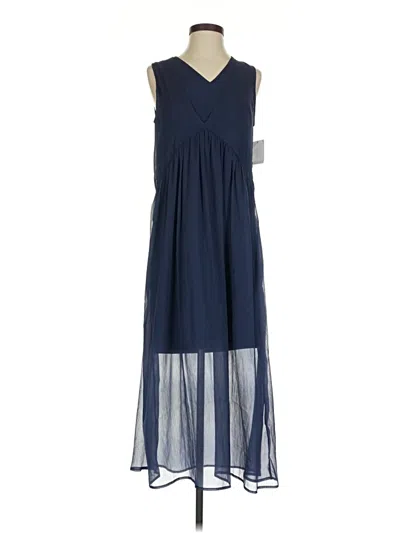 Pre-owned Halogen Casual Dress In Blue