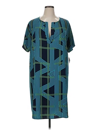 Pre-owned Halogen Casual Dress In Blue