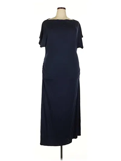 Pre-owned Halogen Casual Dress In Blue