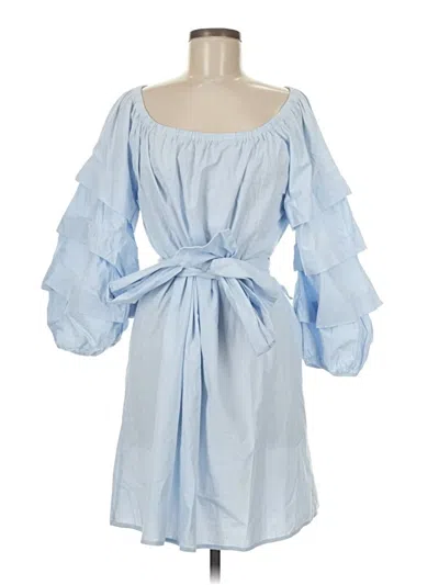 Pre-owned Halogen Casual Dress In Blue