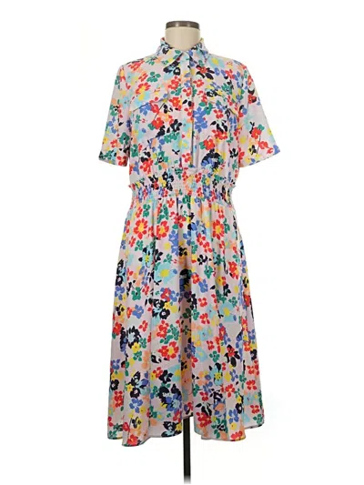 Pre-owned Halogen Casual Dress In Blue