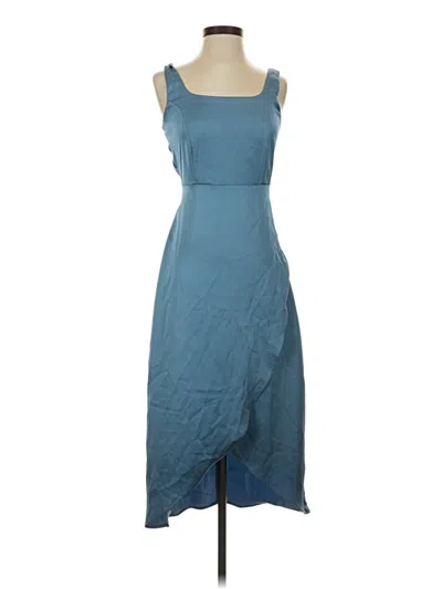 Pre-owned Halogen Casual Dress In Blue