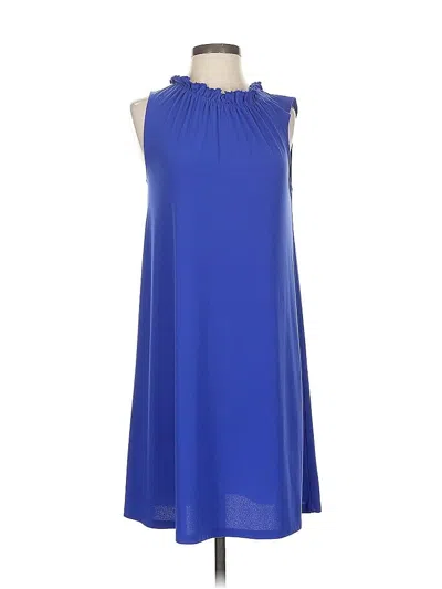Pre-owned Halogen Casual Dress In Blue