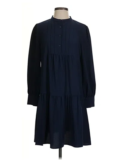 Pre-owned Halogen Casual Dress In Blue