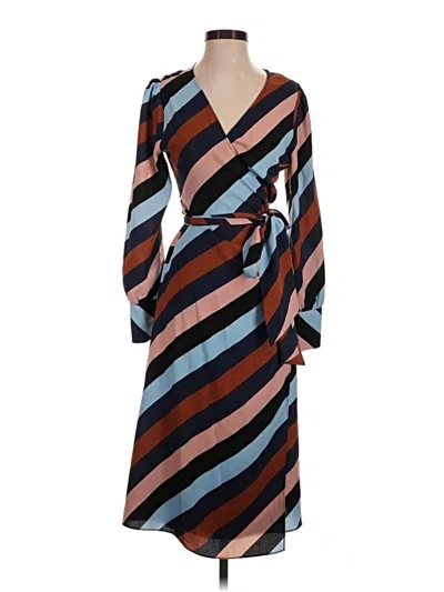 Pre-owned Halogen Casual Dress In Blue