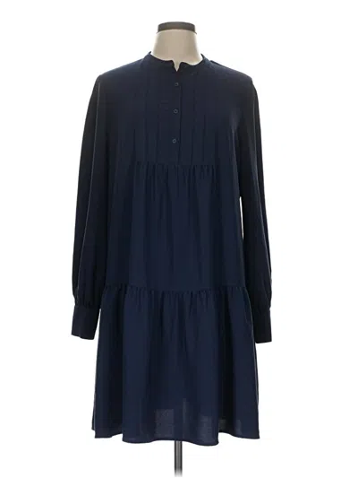 Pre-owned Halogen Casual Dress In Blue