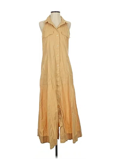 Pre-owned Halogen Casual Dress In Brown