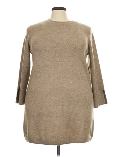 Halogen Casual Dress In Brown