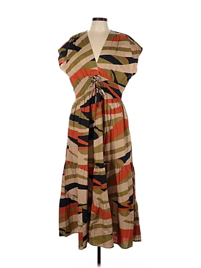 Pre-owned Halogen Casual Dress In Brown