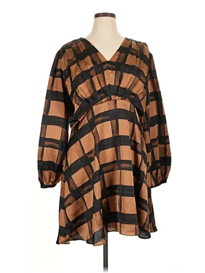 Pre-owned Halogen Casual Dress In Brown