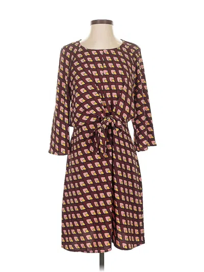Pre-owned Halogen Casual Dress In Brown