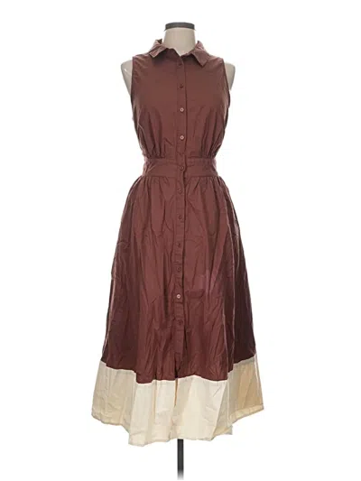 Pre-owned Halogen Casual Dress In Brown