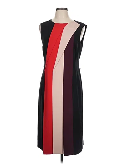 Pre-owned Halogen Casual Dress In Burgundy
