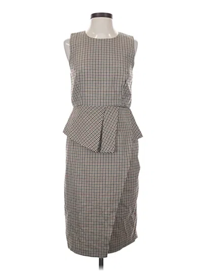 Pre-owned Halogen Casual Dress In Gray