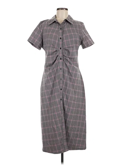 Pre-owned Halogen Casual Dress In Gray