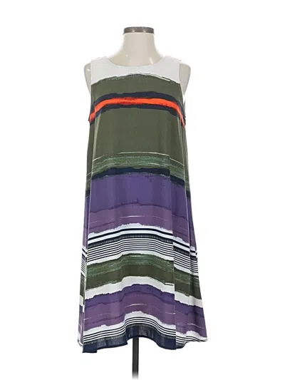 Pre-owned Halogen Casual Dress In Green