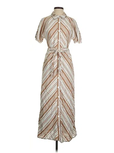 Pre-owned Halogen Casual Dress In Ivory