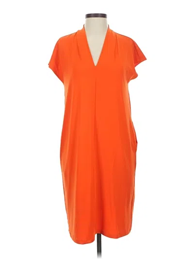 Pre-owned Halogen Casual Dress In Orange