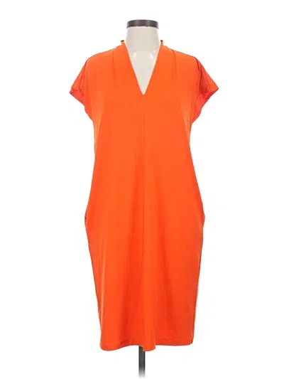 Pre-owned Halogen Casual Dress In Orange