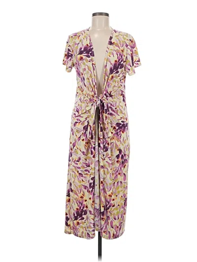 Pre-owned Halogen Casual Dress In Purple