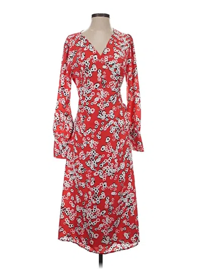 Pre-owned Halogen Casual Dress In Red