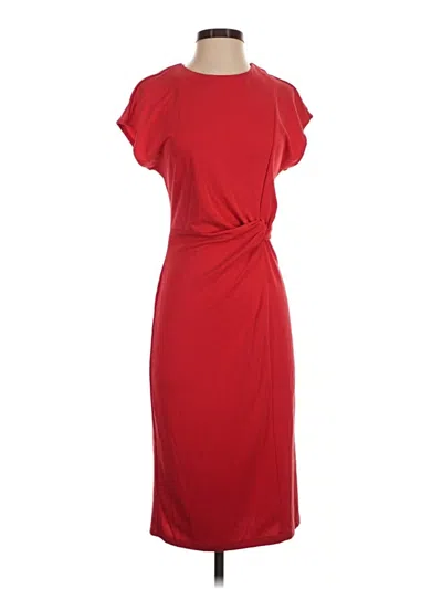 Pre-owned Halogen Casual Dress In Red