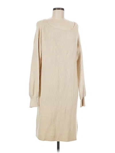 Pre-owned Halogen Casual Dress In Tan