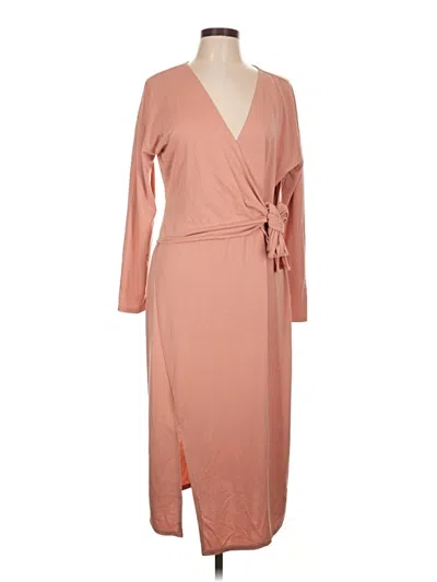 Pre-owned Halogen Casual Dress In Tan