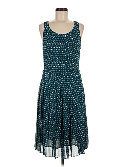 Pre-owned Halogen Casual Dress In Teal