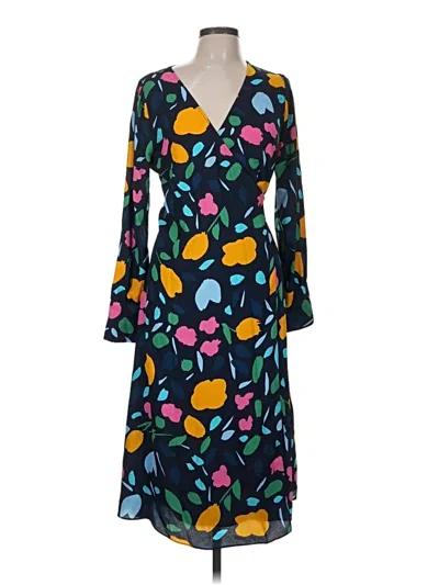 Pre-owned Halogen Casual Dress In Teal