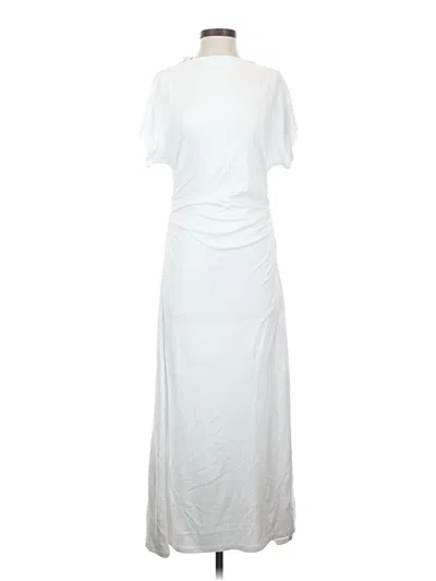Pre-owned Halogen Casual Dress In White
