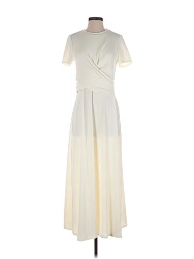 Pre-owned Halogen Casual Dress In White