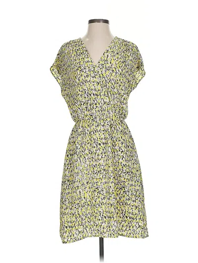 Pre-owned Halogen Casual Dress In Yellow