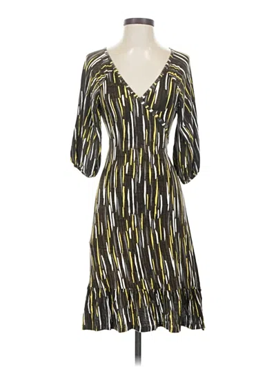Pre-owned Halogen Casual Dress In Yellow