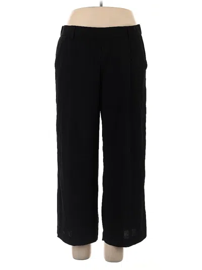 Pre-owned Halogen Casual Pants In Black