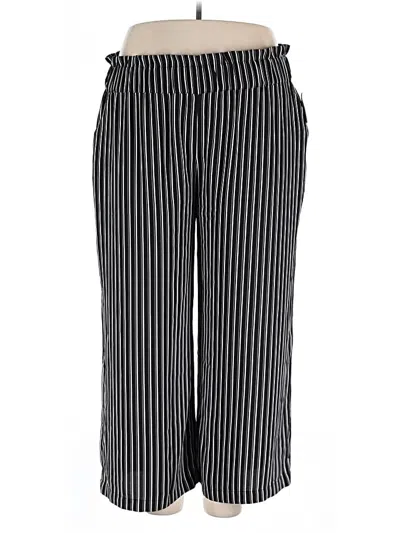 Pre-owned Halogen Casual Pants In Black