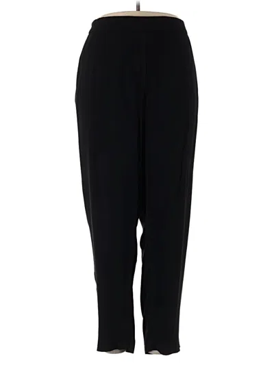 Pre-owned Halogen Casual Pants In Black