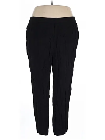 Pre-owned Halogen Casual Pants In Black