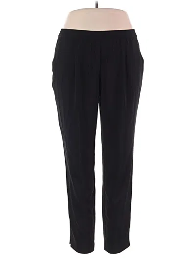 Pre-owned Halogen Casual Pants In Black