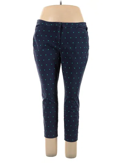 Pre-owned Halogen Casual Pants In Blue