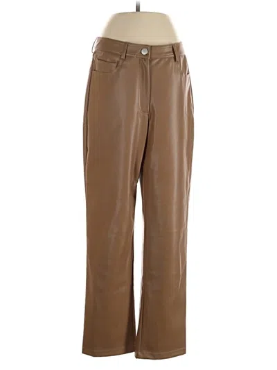 Pre-owned Halogen Casual Pants In Brown